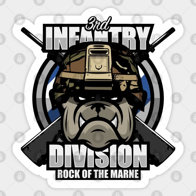 3rd Infantry Division Sticker by TCP